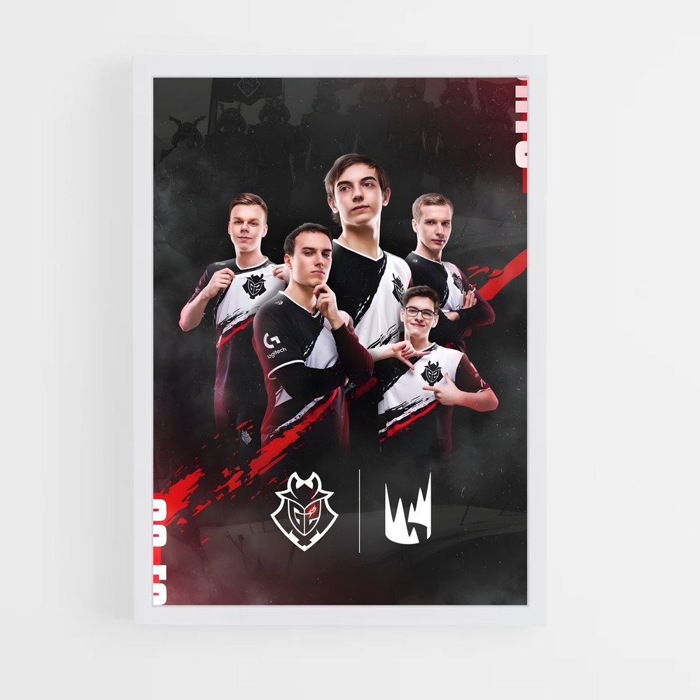 Poster Team Unity – affiche Esports (vue 3)